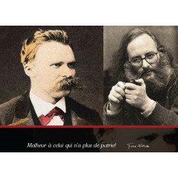 Vingt-deux cartes postales et citations de Nietzsche et VLB